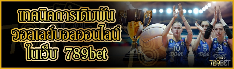 เทคนิคการเดิมพันวอลเลย์บอลออนไลน์ ในเว็บ 789bet