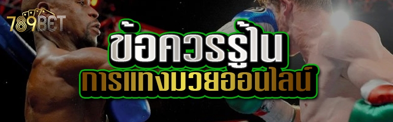 ข้อควรรู้ใน การแทงมวยออนไลน์