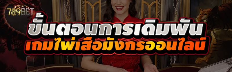 ขั้นตอนการเดิมพัน เกมไพ่เสือมังกรออนไลน์